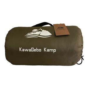 KawaGeb  Kamp Green Puffy 3 in 1 Poncho Sleeping Bag Camping Blanket XL